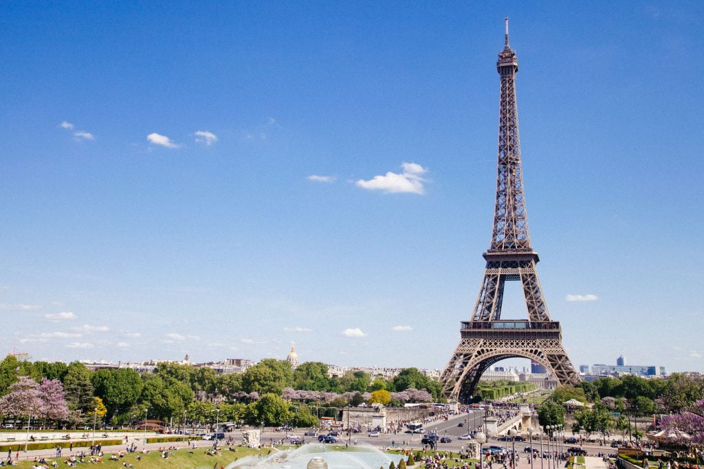 Eiffel Tower Paris spring