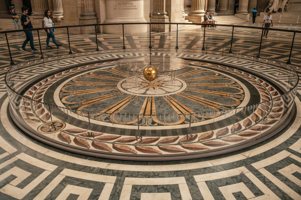 Foucault's Pendulum in Pantheon Paris